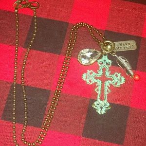 Plunder Cross Long Statement Piece